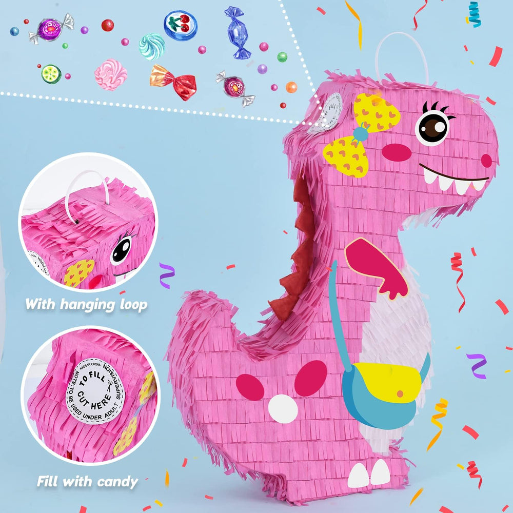WERNNSAI Dinosaur Pinata hanging ring supports safe, interactive play