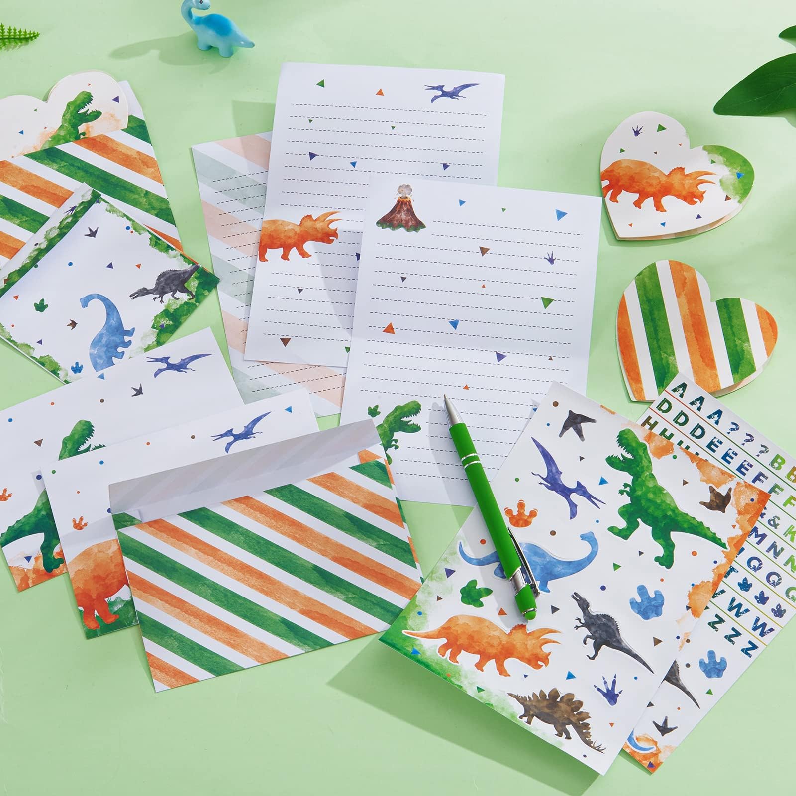 WERNNSAI dinosaur stickers for decorating letters and cards