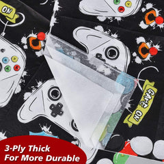WERNNSAI game-tableware 400gsm image shows durable plates resisting folding