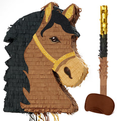 WERNNSAI horse pinata front view adds festive charm to your party.