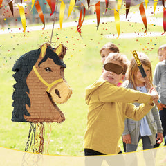 WERNNSAI horse pinata decor for cowboy and western themed events.