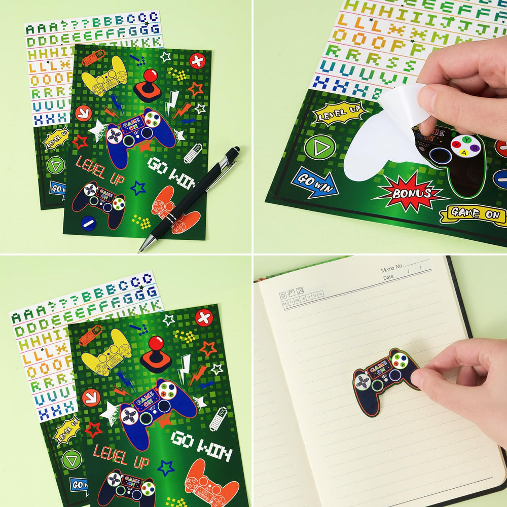 WERNNSAI included pen and sticker sheets for personalization.