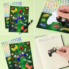 WERNNSAI included pen and sticker sheets for personalization.