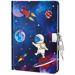 WERNNSAI luminous space diary cover glows after light exposure for curious kids.