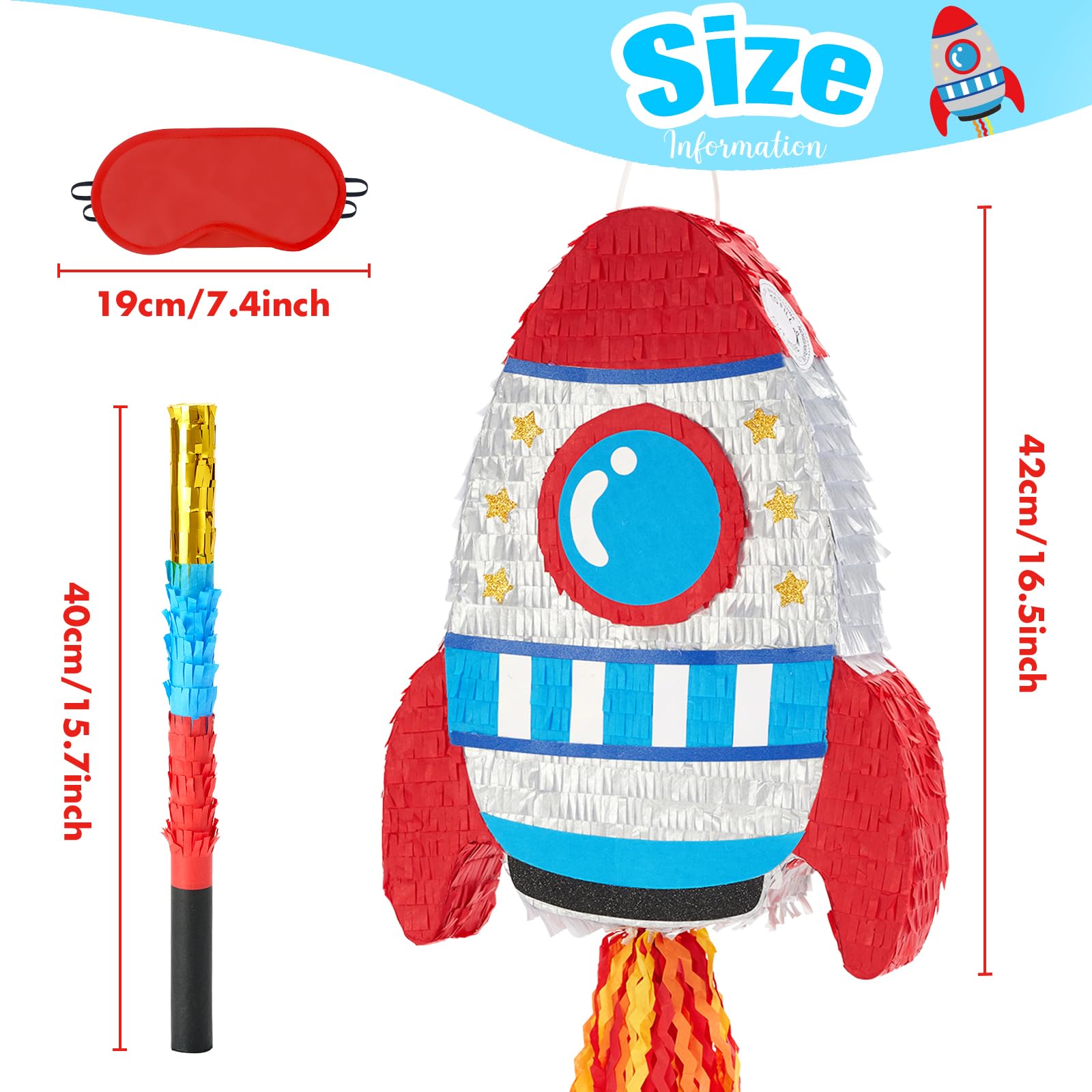 WERNNSAI Pinata corrugated-paper closeup shows durable construction.