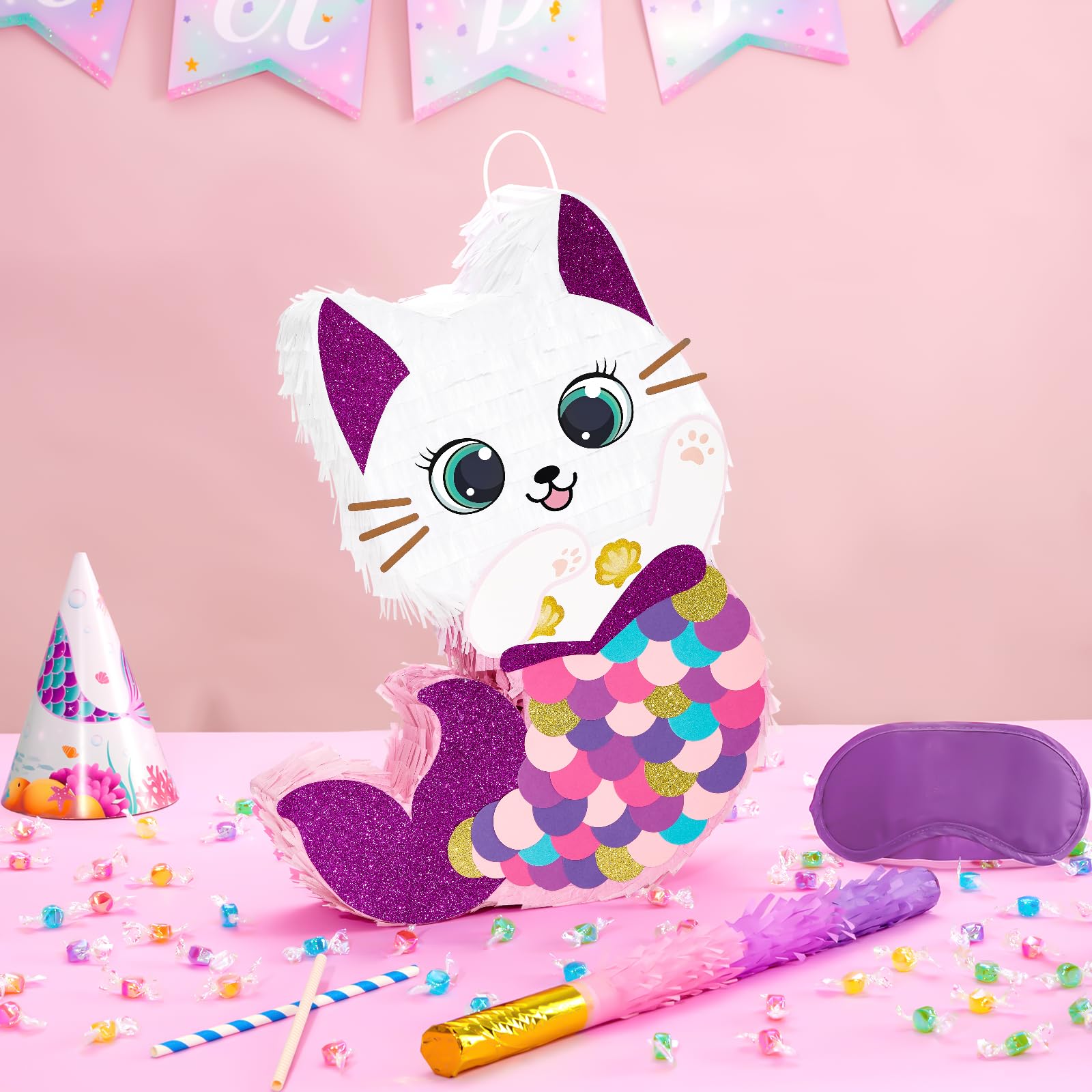 WERNNSAI pinata easy-fill hole for quick loading of treats.