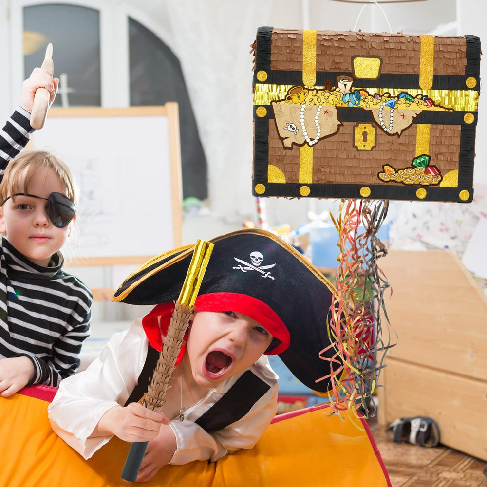 WERNNSAI Pirate Pinata Bat and Blindfold included for party play.