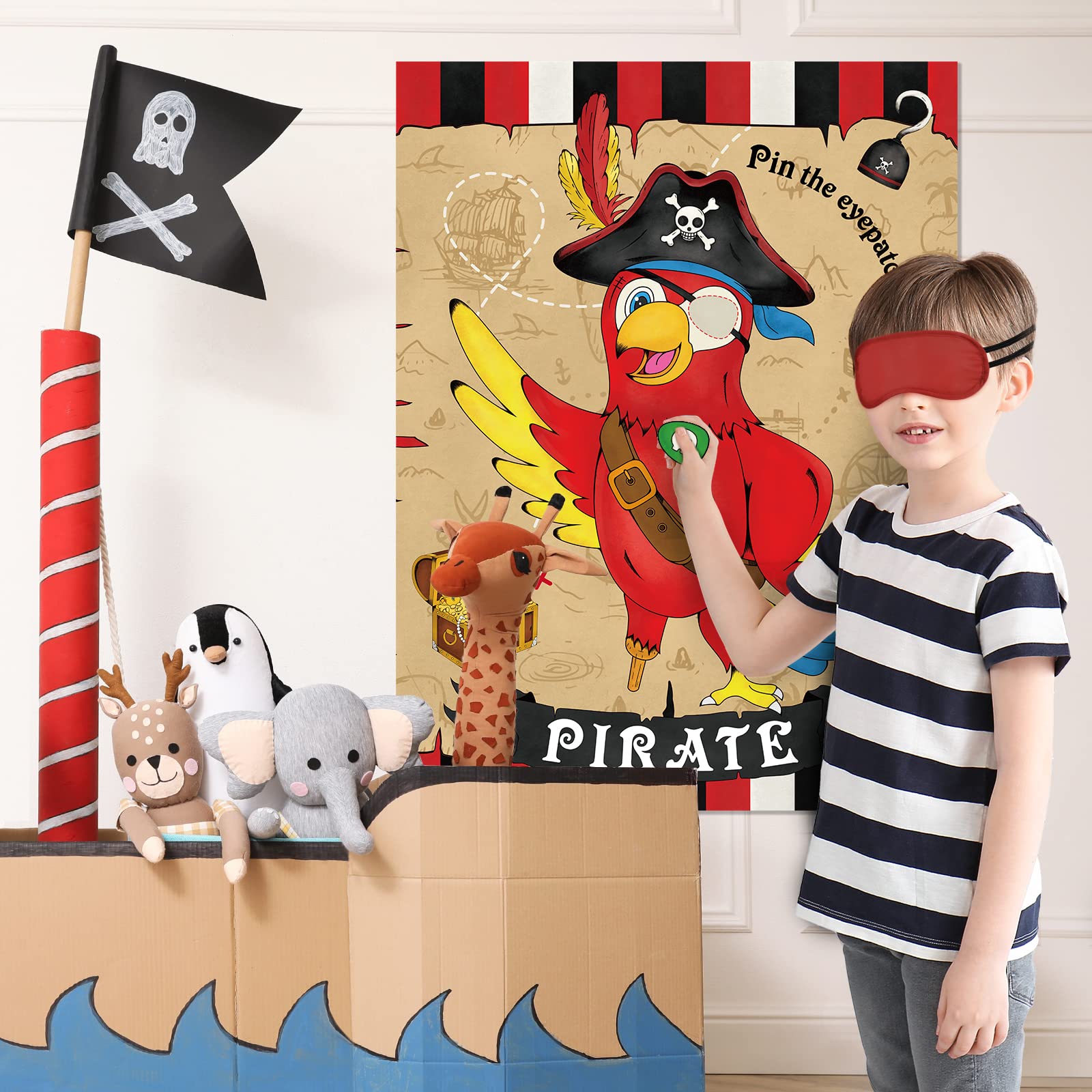 WERNNSAI pirate-themed party decorations boost festive atmosphere.