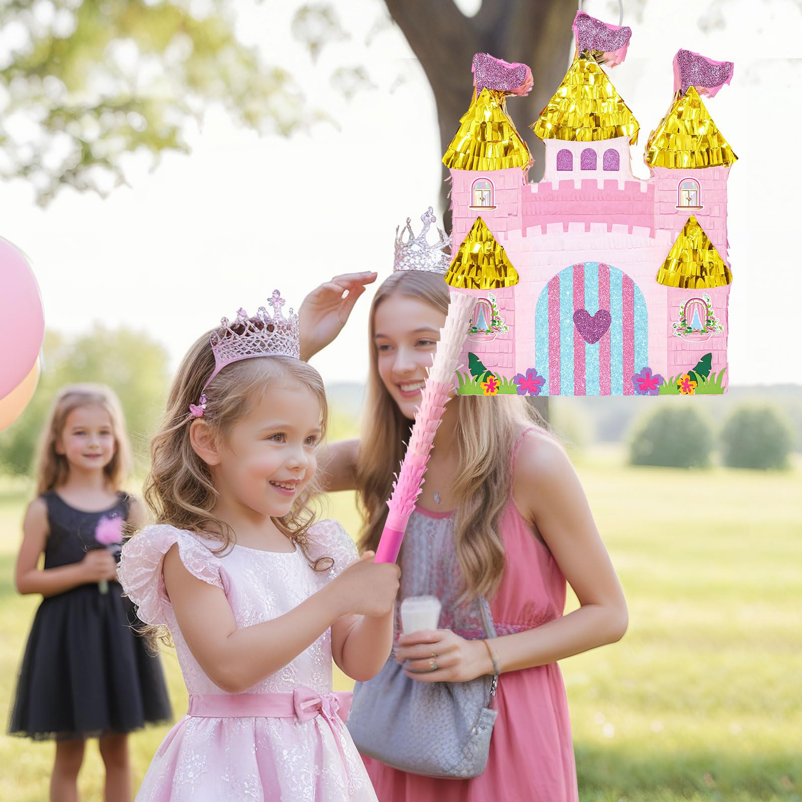 WERNNSAI Princess Castle Piñata packaging ready for gifting