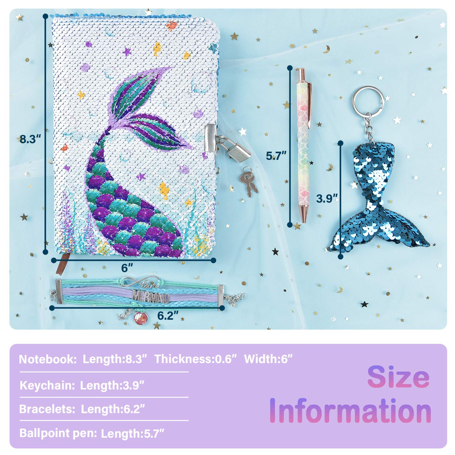 WERNNSAI gift set packaging with bracelet and key-chain for celebrations.