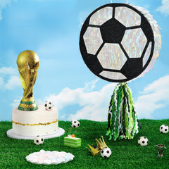 WERNNSAI soccer ball pinata hanging display for interactive games