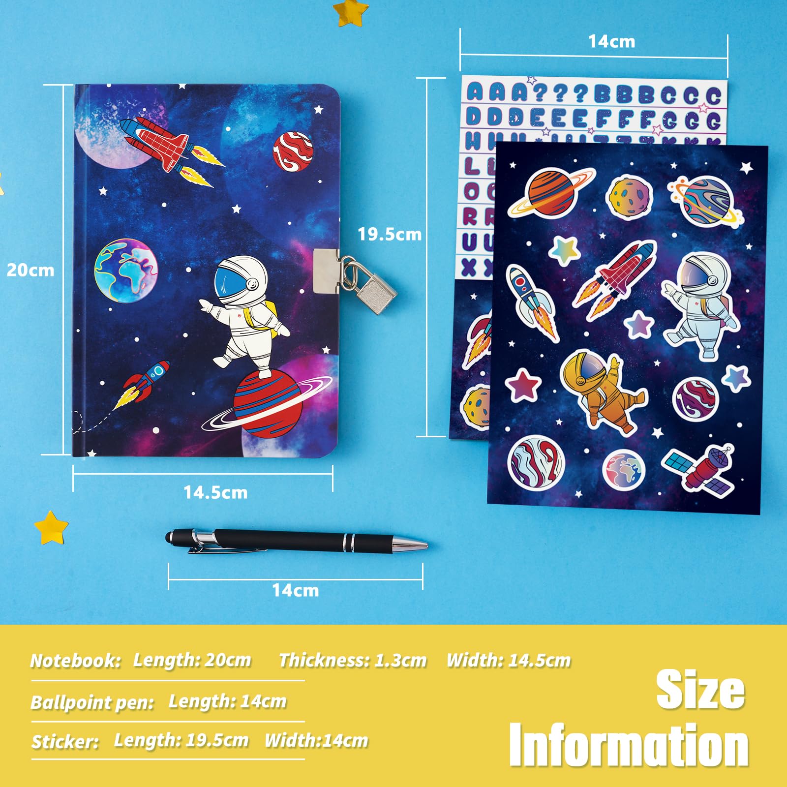 WERNNSAI travel-friendly diary for boys in backpacks and on-the-go notes