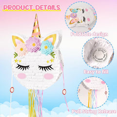 WERNNSAI unicorn-themed decorations add festive charm to celebrations.