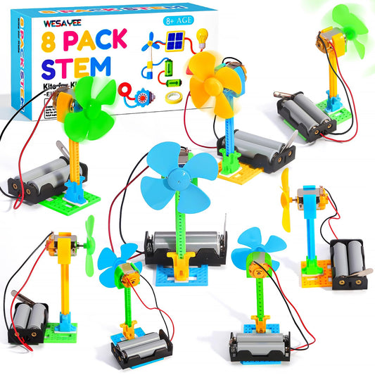 WESAYEE bulk STEM kit eight-fan assembly for hands-on engineering practice