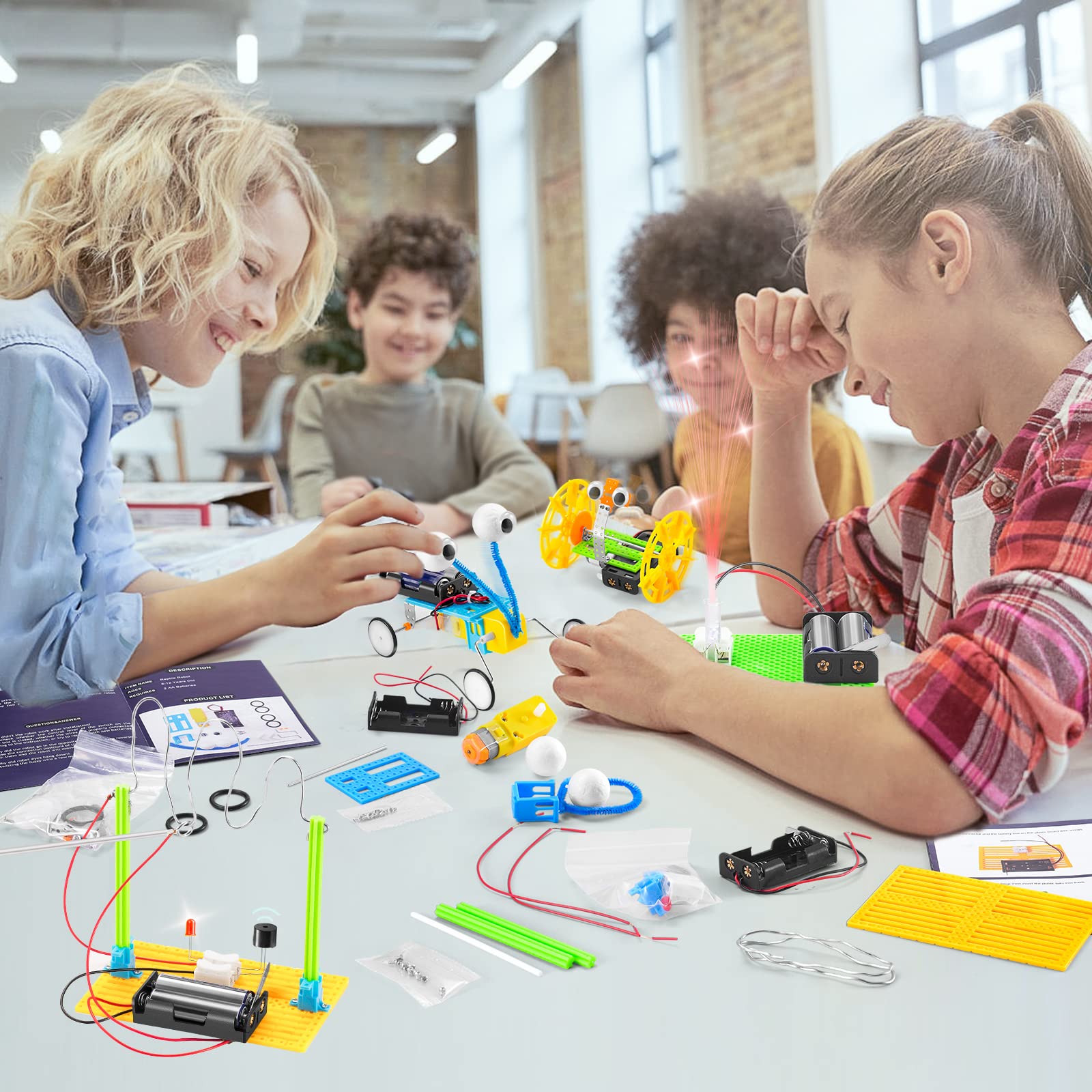 WESAYEE motor-kit: essential components for DIY robot builds.