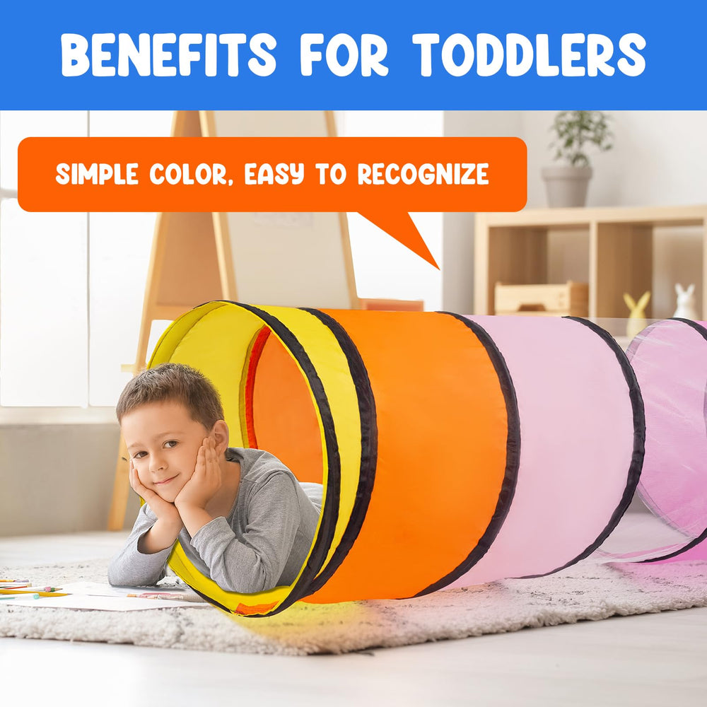 WESKMENS Kid-friendly tunnel made of soft polyester for safe play