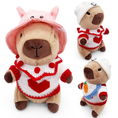 WESOPAN Capybara plush with toast hat for cute storytelling