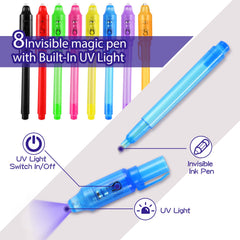WEST STORY invisible ink pen with UV light reveals hidden notes during play.