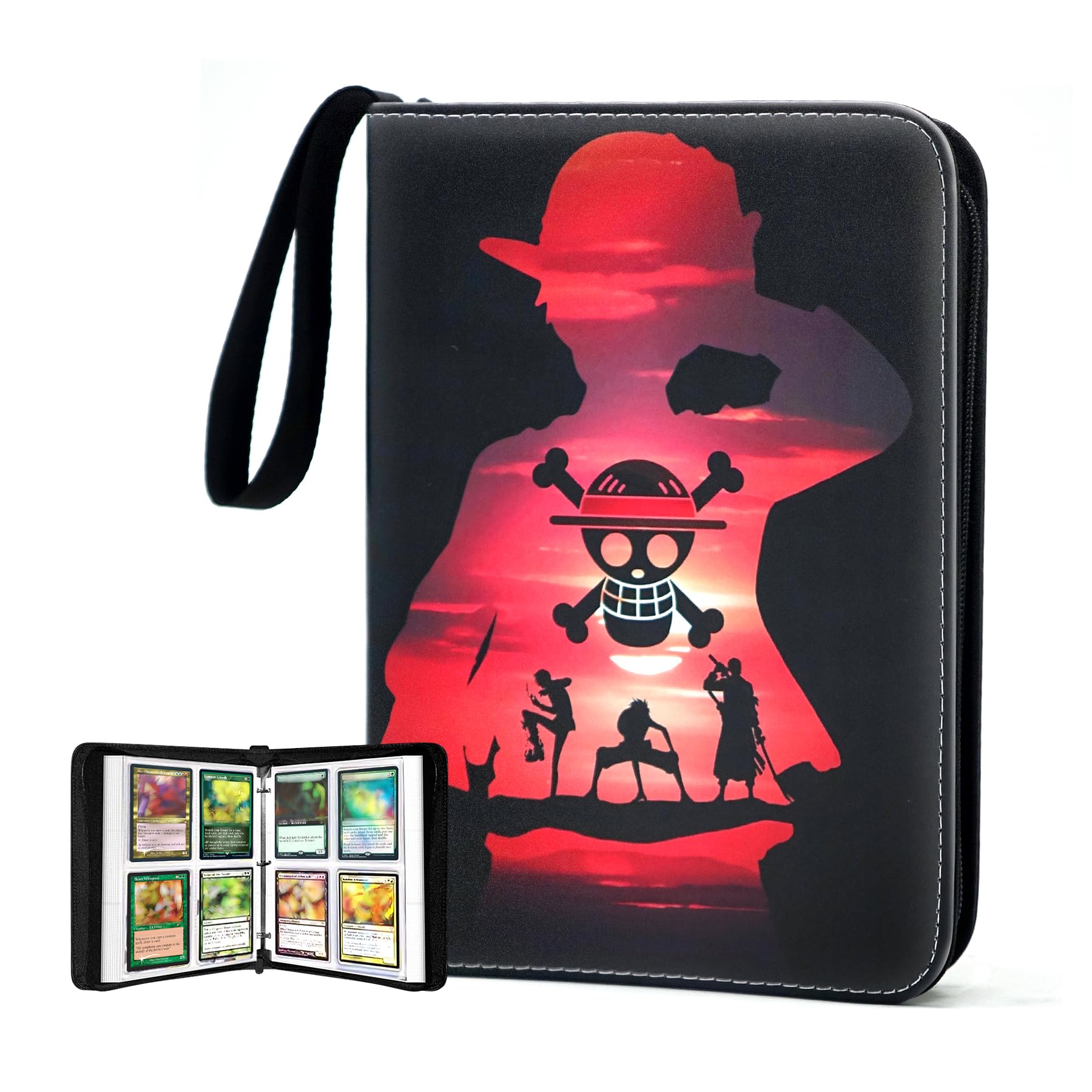 West Tune 400-pockets binder front cover shows durable waterproof material for card protection