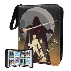 WEST TUNE card binder 4-pocket keeps trading cards organized and portable.