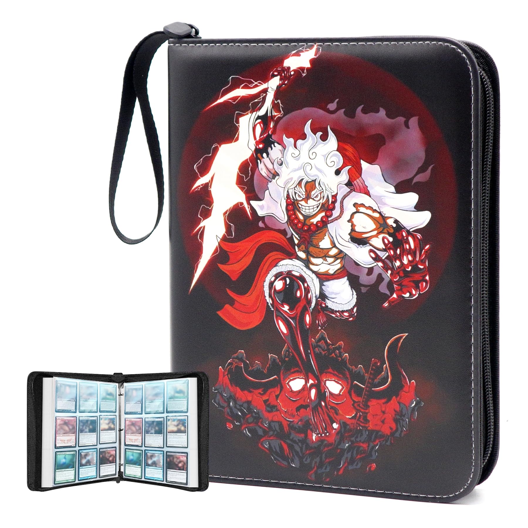 WEST TUNE One Piece binder with 9-pocket layout for organized card storage.