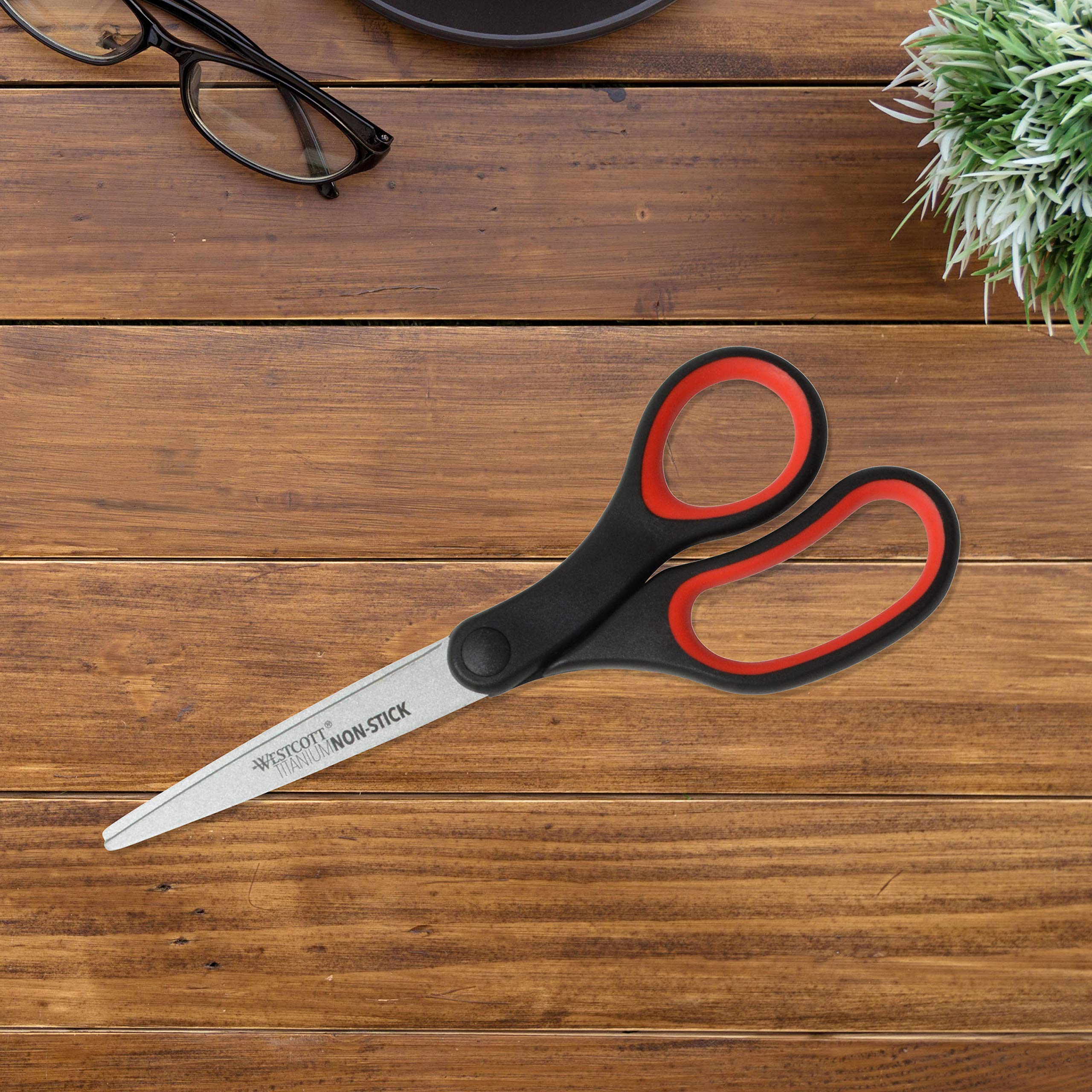 Westcott 8-Inch scissors in a craft room for everyday cutting tasks