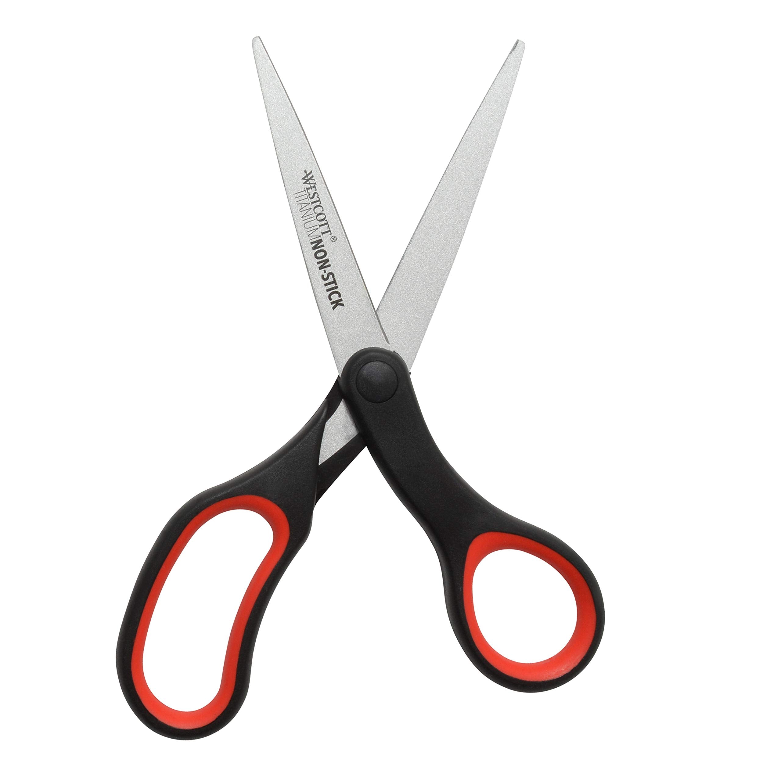 Westcott 8-Inch non-stick scissors pack shown for versatile office and craft use