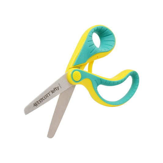 Westcott Ergo JR Lefty with 5.3 cm steel blade for precise cuts