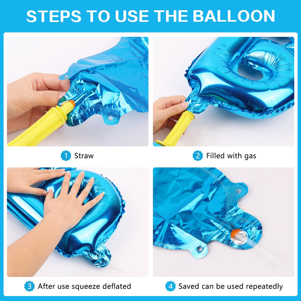 WESTGO self-sealing foil balloons stay inflated for days, ideal for parties
