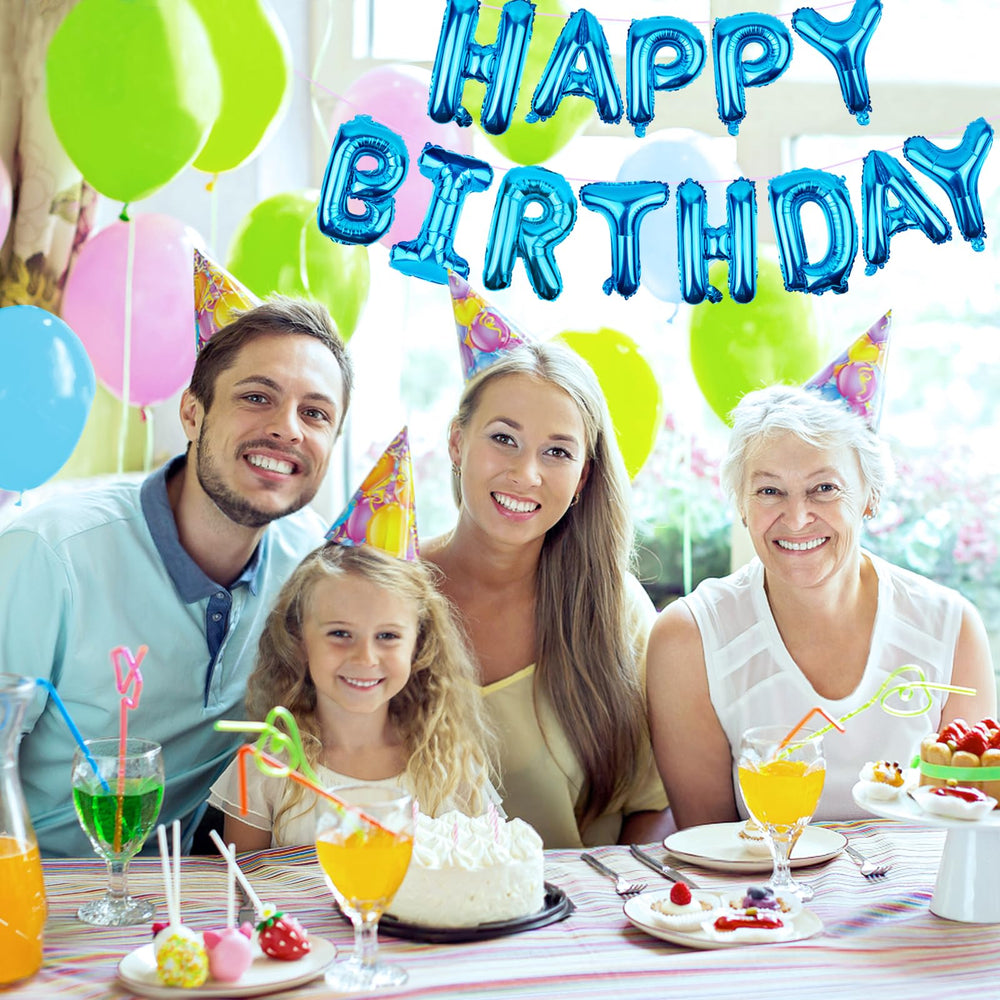 WESTGO blue birthday banner decor suitable for indoor or outdoor celebrations