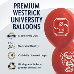 Westrick helium-quality balloons float longer for tailgates and celebrations.