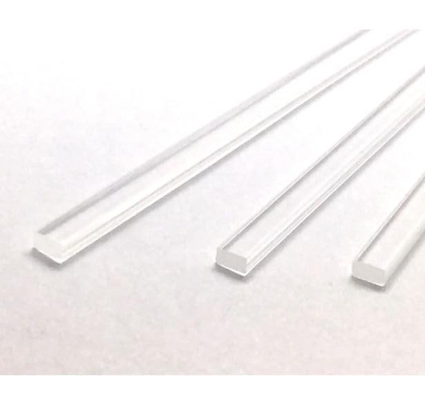 Weststone flat clear stick for cake toppers, 6-inch, smooth-flat grip and secure attachment.