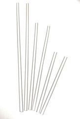 Weststone transparent acrylic stick, 6-inch, lightweight and durable for decorating.