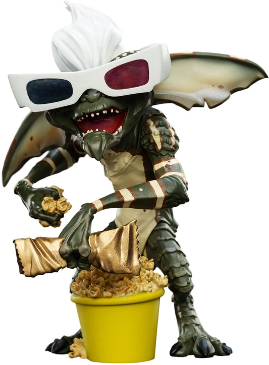 Weta Workshop Mini Epics Gremlins Stripe closeup reveals premium sculpting and vivid personality.