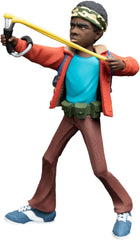 Weta Workshop Mini Epics Lucas Sinclair figure with walkie-talkie, ideal for display.