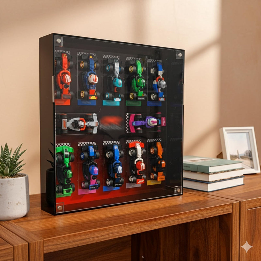 Lego 71049 compatible frame shown on WETCEAOM display wallboard