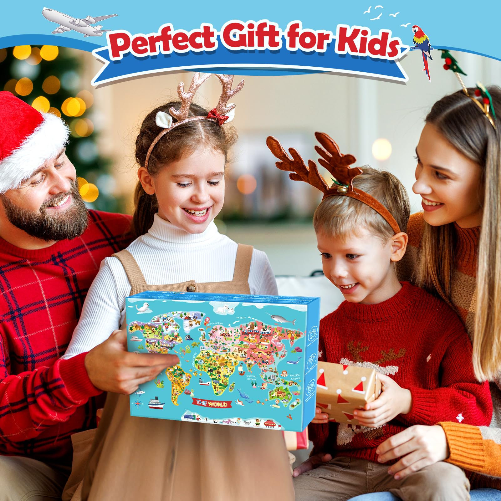 WethCorp Geography Busy Book family learning scene highlights shared study moments