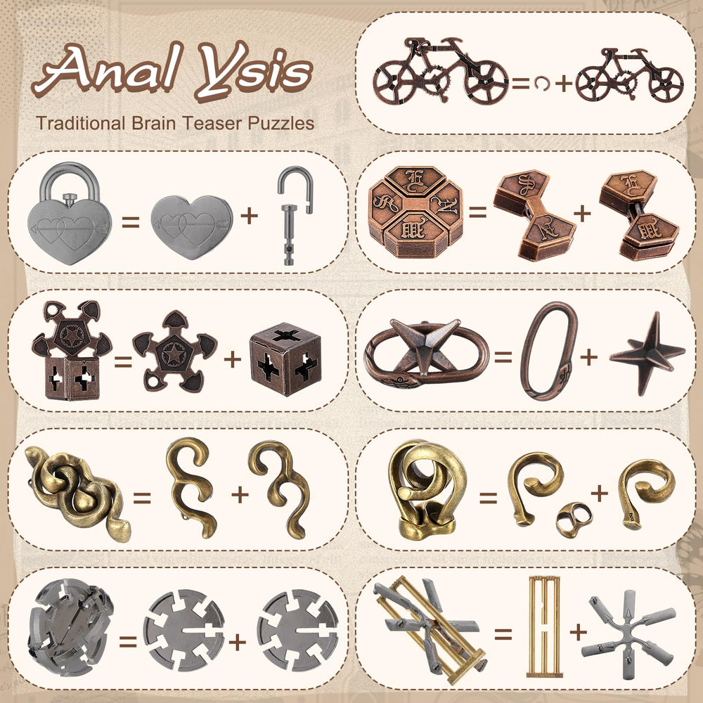 Wettarn 3D steel interlocking puzzle for adults enhances spatial thinking and play.