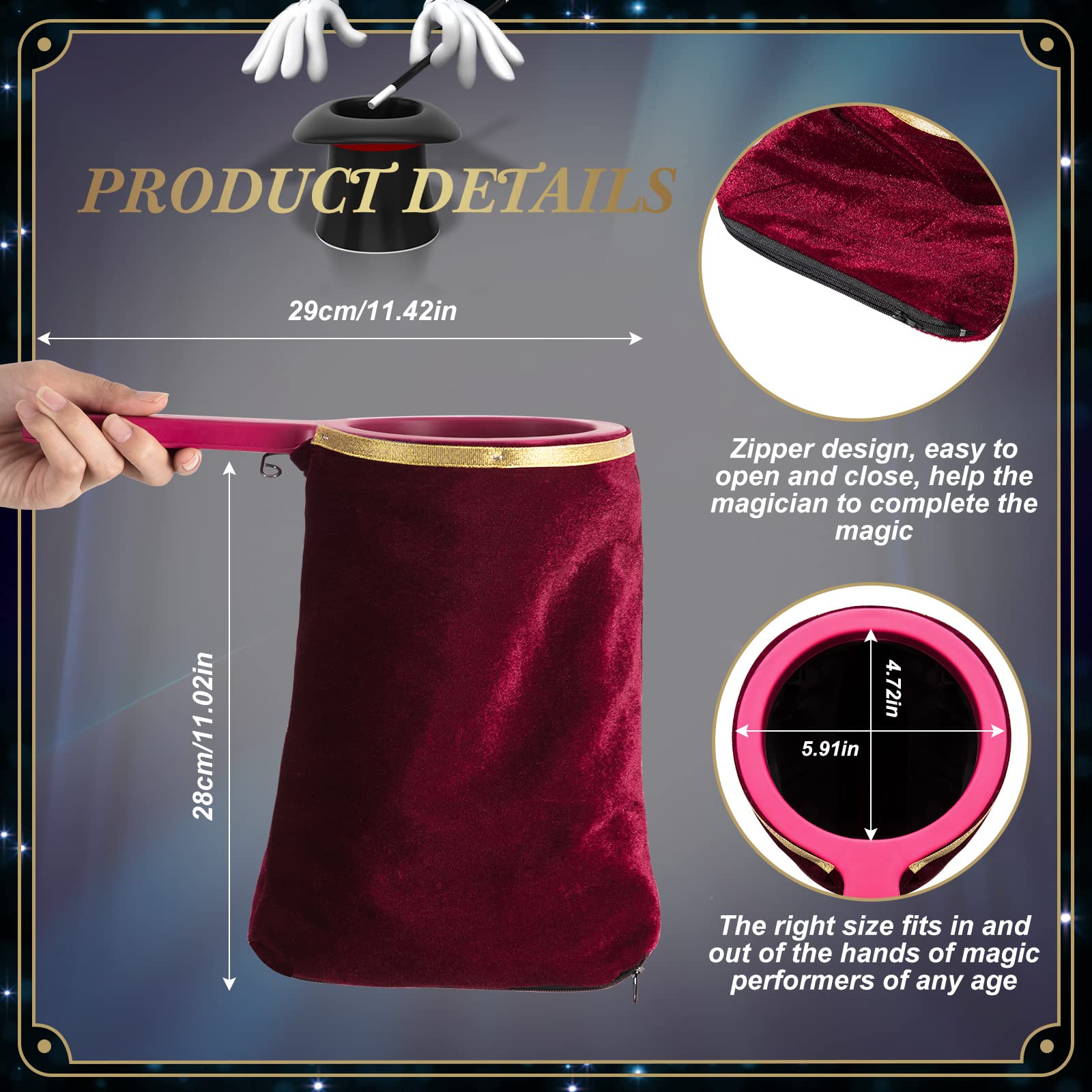 Wettarn change bag twisting handle enables smooth prop handling