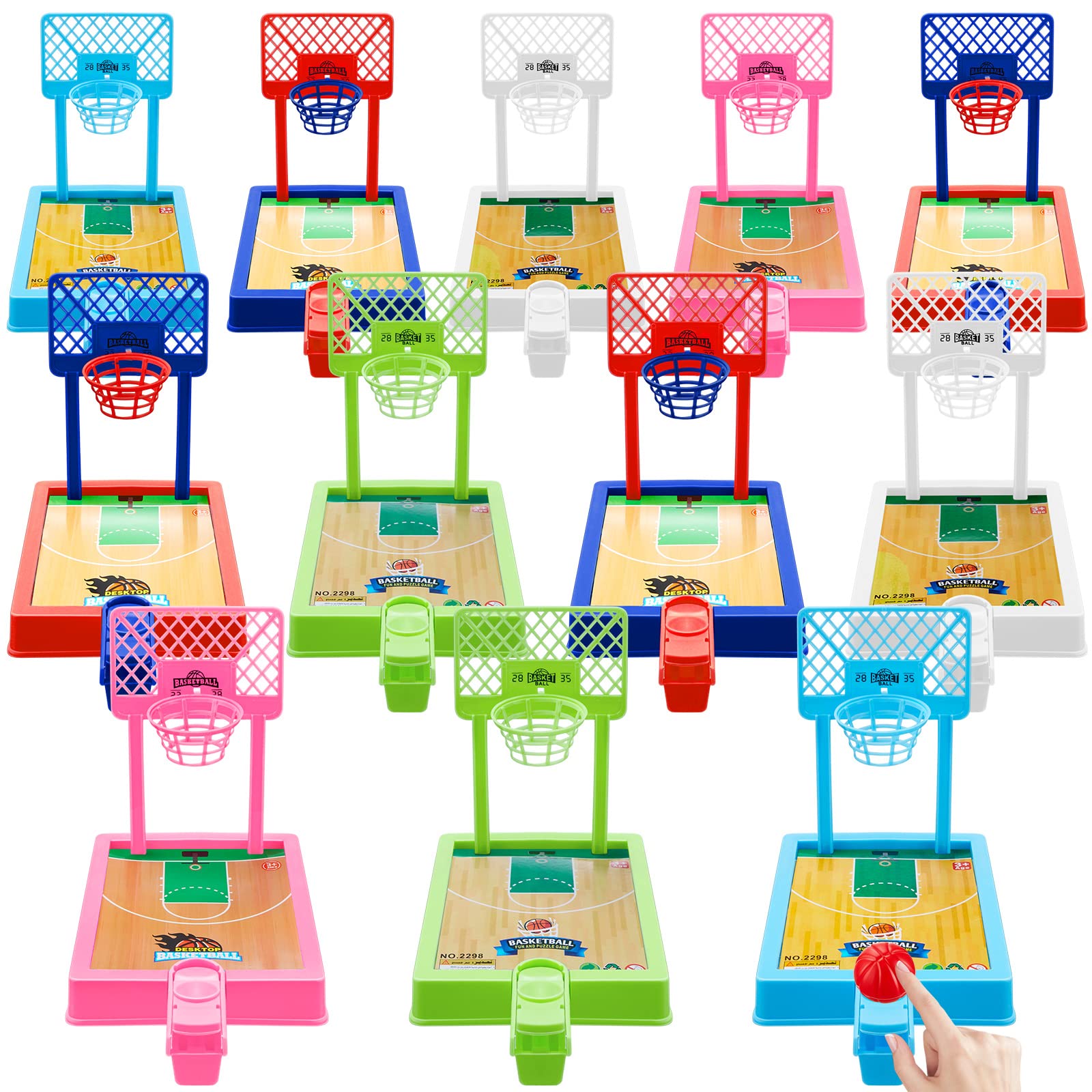 Wettarn mini basketball arcade game on desk, ideal for quick stress relief.