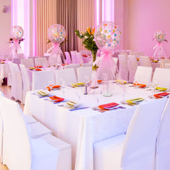 Wettarn pink bows decor for charming accents.