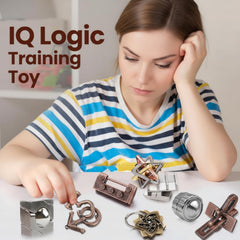 Wettarn stainless steel puzzle set endures drops and daily use for long-lasting fun.