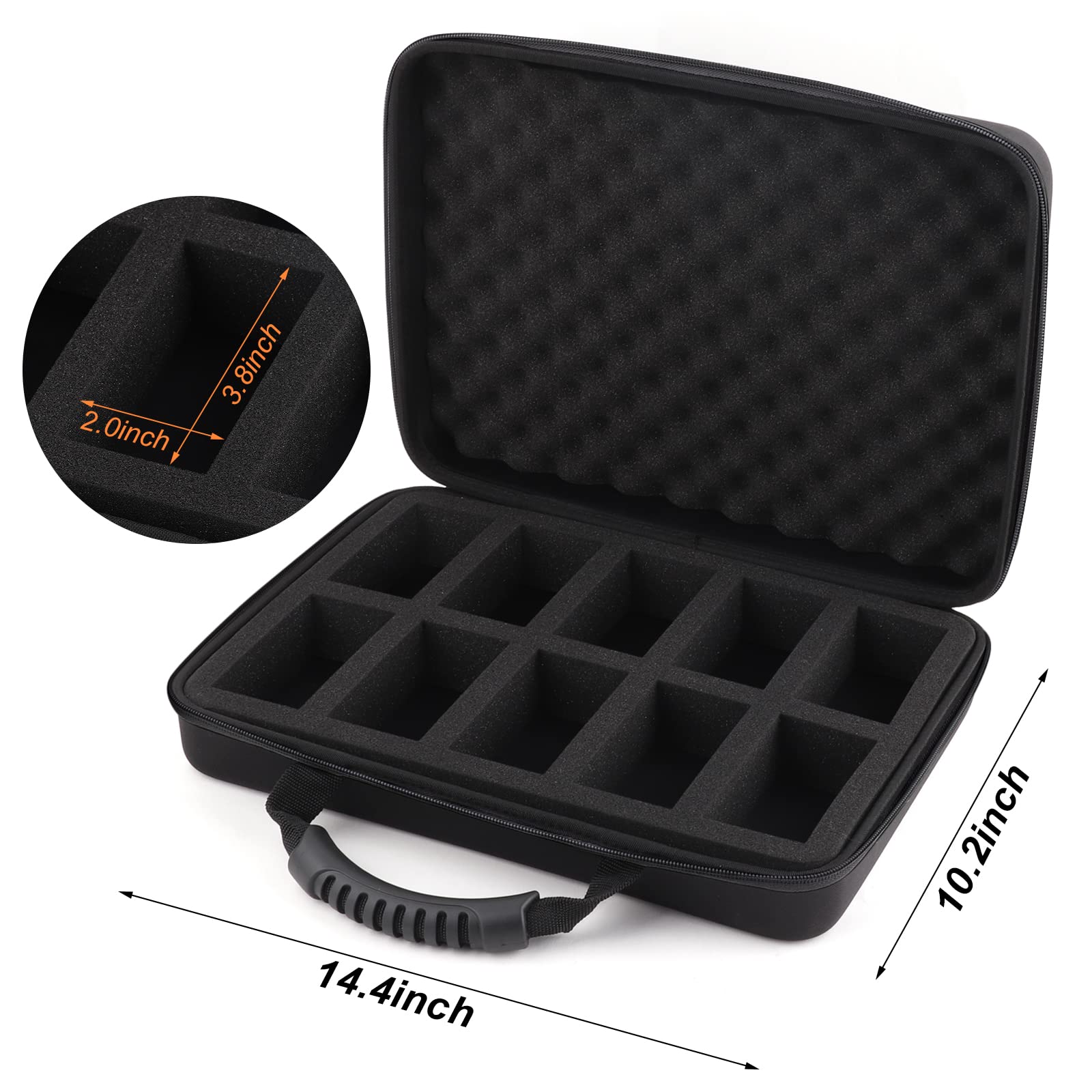 Wevbsiy card case handle ergonomic grip for comfortable carrying on trips