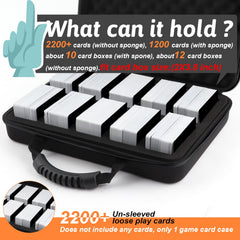 Wevbsiy card case interior padding with soft sponge protection for delicate cards