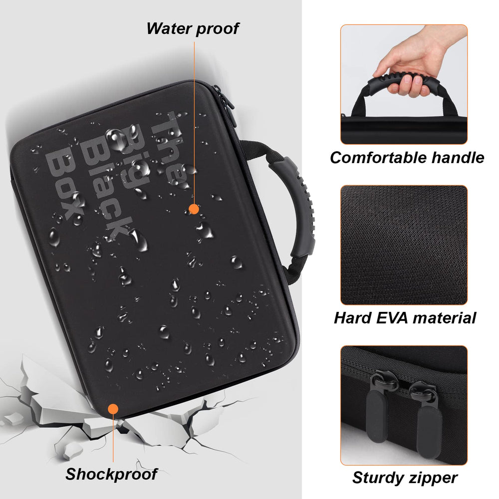 Wevbsiy card case deck grid supporting deck boxes with removable bottom sponge
