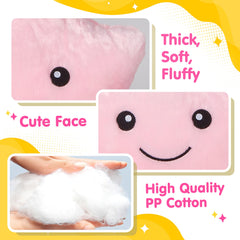 WEWILL soft polyester and cotton plush provides cozy cushioning for naps.