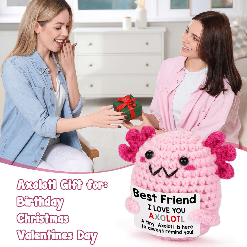 WEYON axolotl bestie present styled for celebrations
