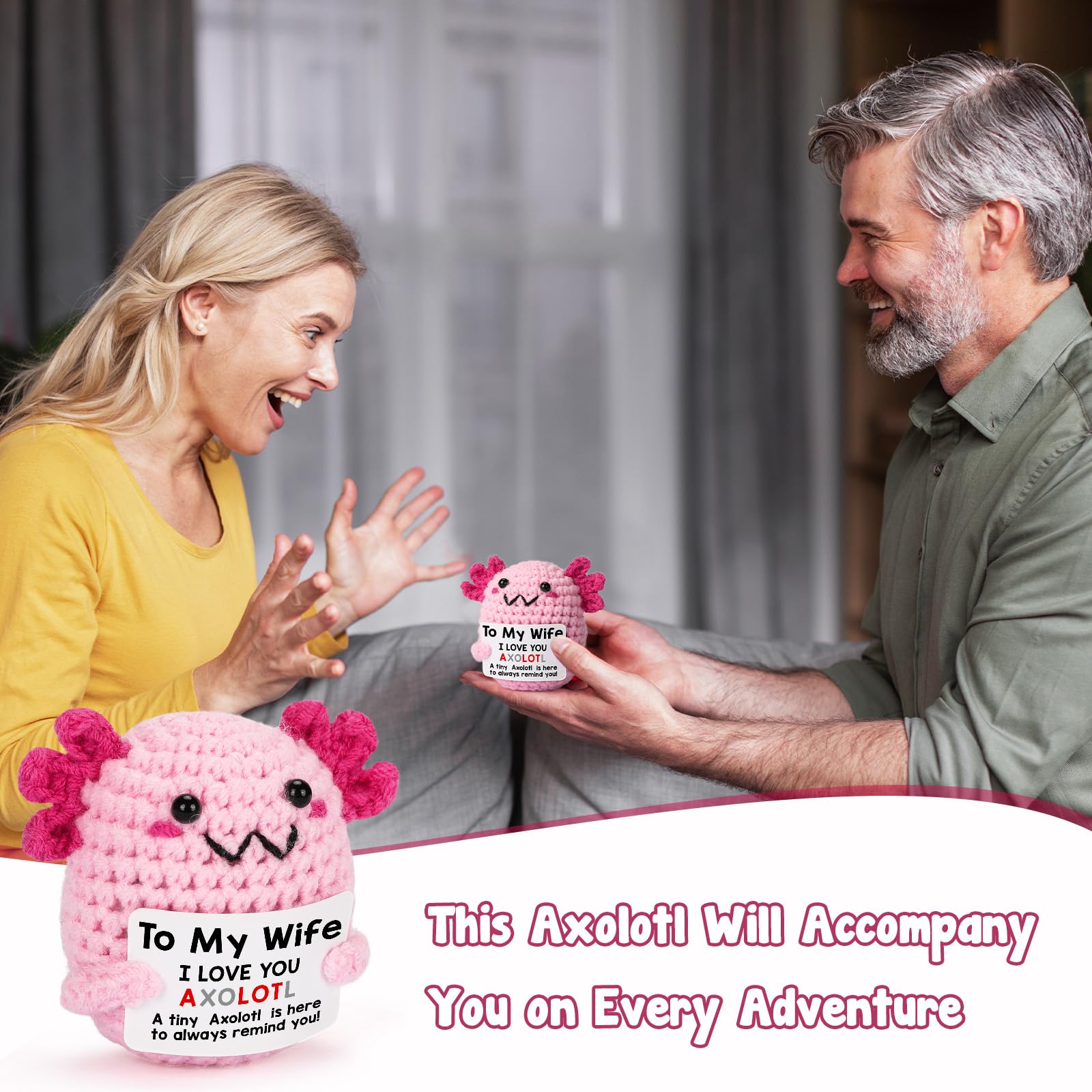 WEYON axolotl for weddings—romantic anniversary present.