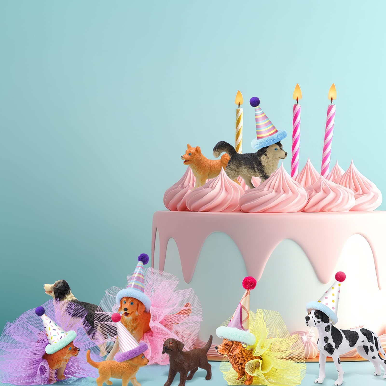 Weysat dog themed decor brightens any birthday or special occasion.