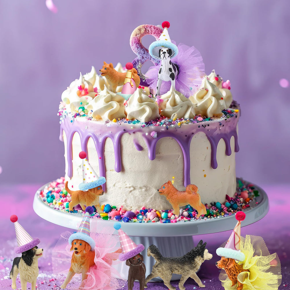 Weysat puppy cupcake toppers bring cute character to desserts.